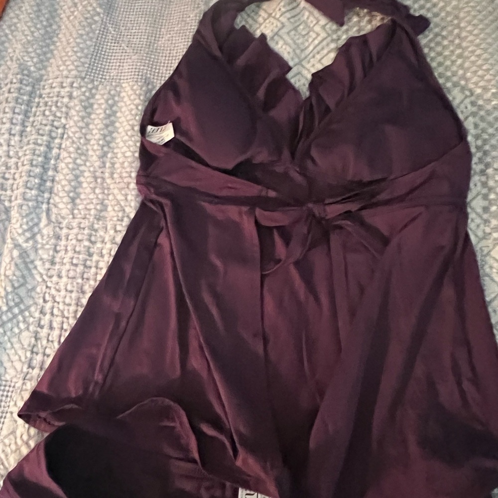 a.n.a. Deep Purple two piece tankini.